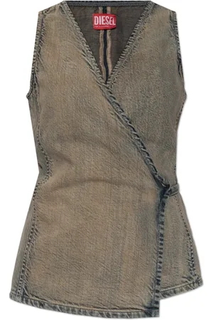 Diesel Mujer, Chaquetas, Gris, Talla: M