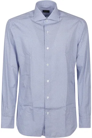 BARBA Hombre, Camisas, Azul, Talla: 3XL