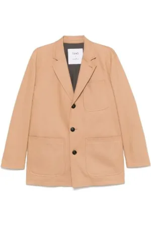 HEVO Hombre, Chaquetas, Marrón, Talla: 2XL