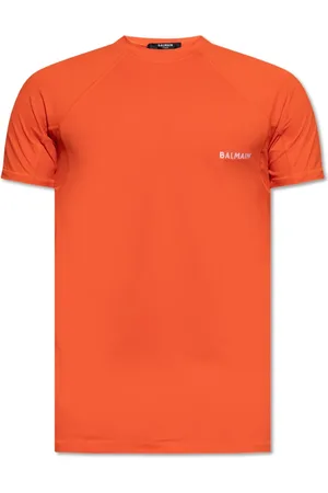 Balmain Hombre, Camisetas, Naranja, Talla: S