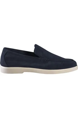 MOORER Hombre, Zapatos, Azul, Talla: 45 EU
