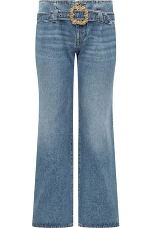 CORMIO Mujer, Vaqueros, Azul, Talla: L