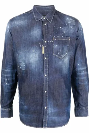 Dsquared2 Hombre, Camisas, Azul, Talla: L