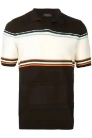 Roberto Collina Hombre, Camisetas, Negro, Talla: XL