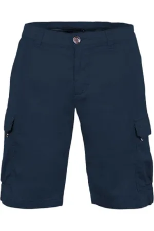 MOORER Hombre, Pantalones cortos, Azul, Talla: 5XL
