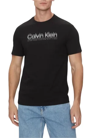 Calvin Klein Hombre, Camisetas, Negro, Talla: 2XL