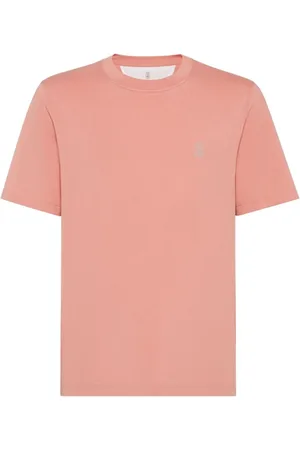 Brunello Cucinelli Hombre, Camisetas, Rosa, Talla: M