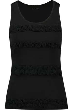 Simone Rocha Mujer, Camisetas, Negro, Talla: S