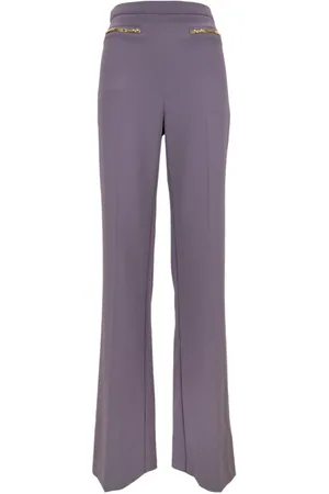 Elisabetta Franchi Mujer, Pantalones, Púrpura, Talla: L