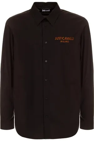 Roberto Cavalli Hombre, Camisas, Negro, Talla: 2XL
