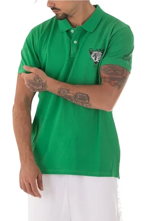 Roberto Cavalli Hombre, Camisetas, Verde, Talla: XL