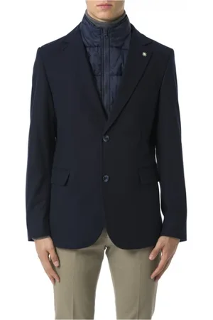 Manuel Ritz Hombre, Chaquetas, Azul, Talla: L