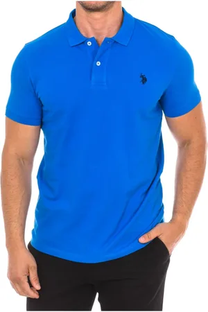 U.S. Polo Assn. Hombre, Camisetas, Azul, Talla: 2XL
