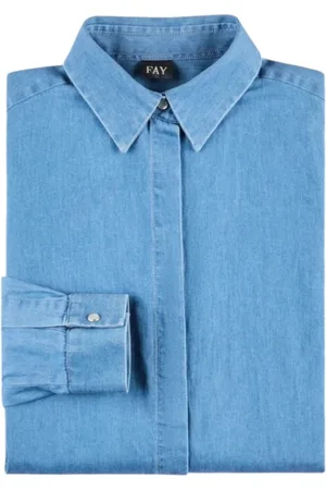 FAY Mujer, Blusas y Camisas, Azul, Talla: XS