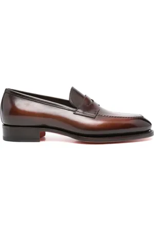 santoni Hombre, Zapatos, Marrón, Talla: 41 EU