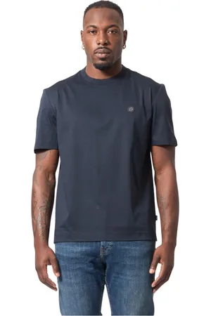 HUGO BOSS Hombre, Camisetas, Azul, Talla: 6XL