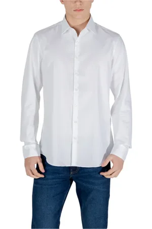 Calvin Klein Hombre, Camisas, Blanco, Talla: M