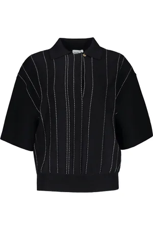 Salvatore Ferragamo Mujer, Camisetas, Negro, Talla: S