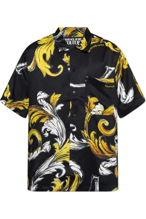 VERSACE Hombre, Camisas, Negro, Talla: L