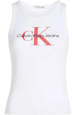 Calvin Klein Mujer, Camisetas, Blanco, Talla: S