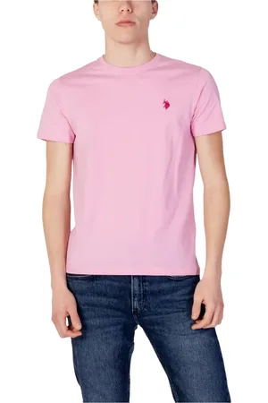 U.S. Polo Assn. Hombre, Camisetas, Rosa, Talla: S