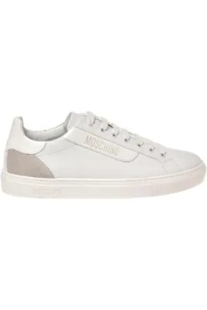Moschino Hombre, Zapatos, Blanco, Talla: 44 EU
