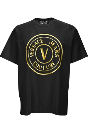 VERSACE Hombre, Camisetas, Negro, Talla: XS