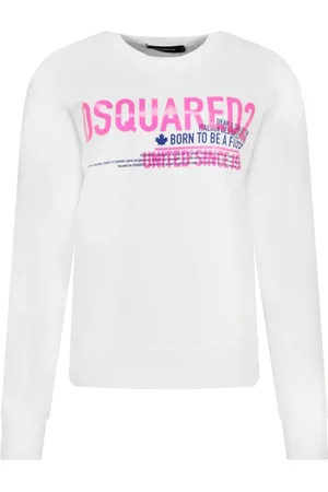 Dsquared2 Mujer, Sudaderas, Blanco, Talla: S
