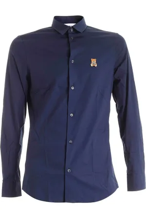 Moschino Hombre, Camisas, Azul, Talla: M