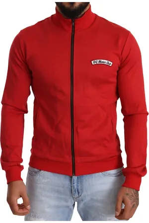 Dolce & Gabbana Hombre, Sudaderas, Rojo, Talla: S