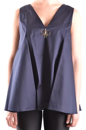 Elisabetta Franchi Mujer, Camisetas, Azul, Talla: S