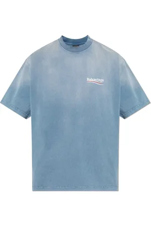 Balenciaga Hombre, Camisetas, Azul, Talla: S