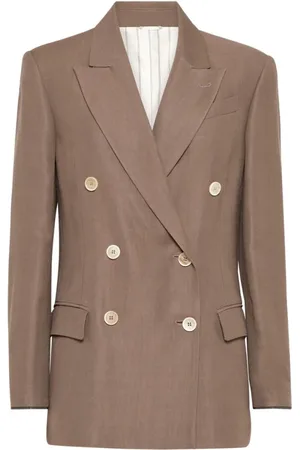 Brunello Cucinelli Mujer, Chaquetas, Marrón, Talla: S