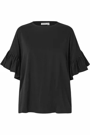 Masai Mujer, Camisetas, Negro, Talla: L