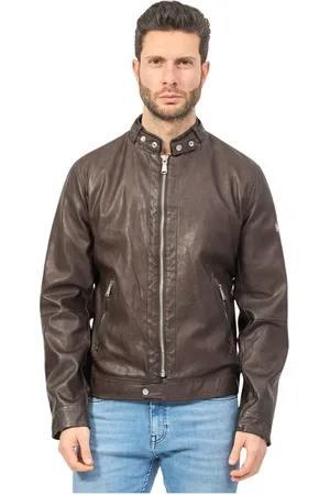 YES ZEE BY ESSENZA Hombre, Chaquetas, Marrón, Talla: M