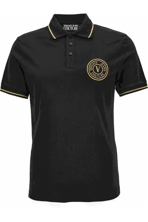 VERSACE Hombre, Camisetas, Negro, Talla: S