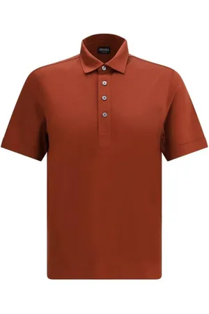 Ermenegildo Zegna Hombre, Camisetas, Marrón, Talla: M