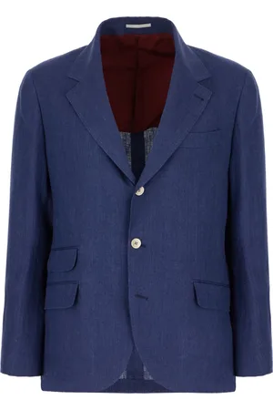 Brunello Cucinelli Hombre, Chaquetas, Azul, Talla: M