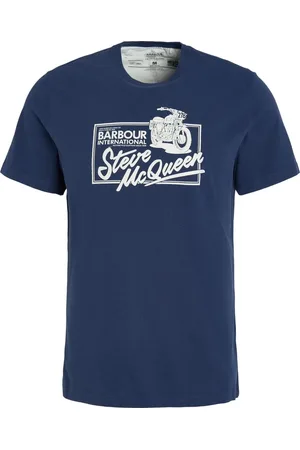 Barbour Hombre, Camisetas, Azul, Talla: M
