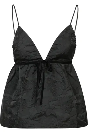 Ganni Mujer, Camisetas, Negro, Talla: M