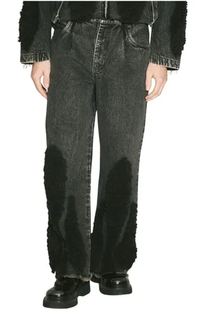 SONG FOR THE MUTE Hombre, Vaqueros, Negro, Talla: L