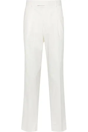 Ermenegildo Zegna Hombre, Pantalones, Blanco, Talla: S