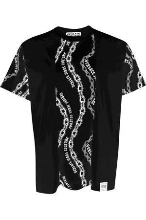 VERSACE Hombre, Camisetas, Negro, Talla: L