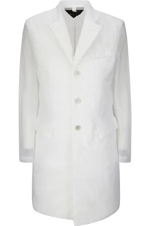 Comme des Garçons Mujer, Abrigos, Blanco, Talla: M