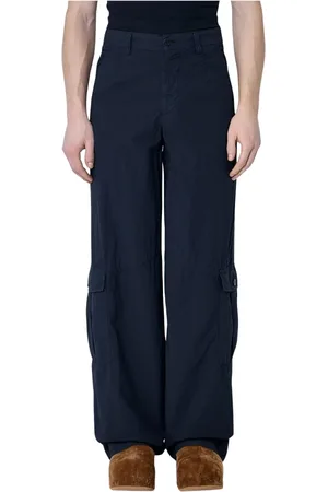 DRIES VAN NOTEN Hombre, Pantalones, Gris, Talla: L
