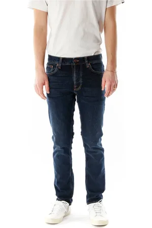 Nudie Jeans Hombre, Vaqueros, Azul, Talla: W32 L36