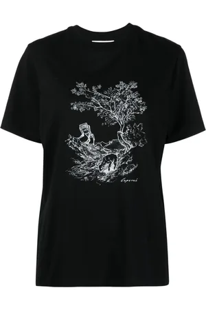 COPERNI Mujer, Camisetas, Negro, Talla: L