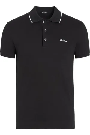 Ermenegildo Zegna Hombre, Camisetas, Negro, Talla: L