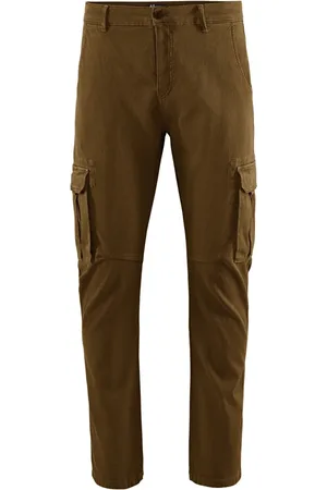 Bomboogie Hombre, Pantalones, Marrón, Talla: W33
