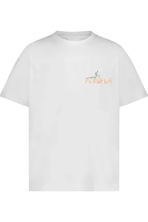 FLÂNEUR Hombre, Camisetas, Blanco, Talla: L
